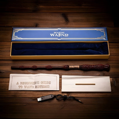 Magical fire wand box ready for gifting